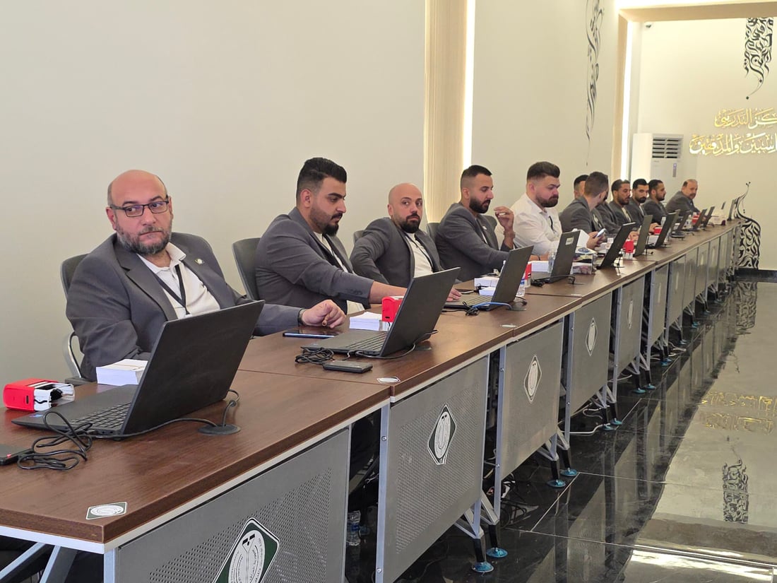 التصويت مستمر.. عماد حرش ينافس الشهيلي على منصب نقيب المحاسبين (صور)