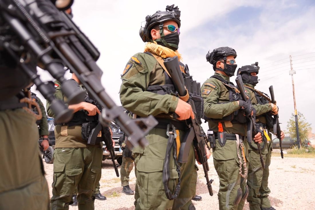 صور: أمن الحشد يرفع حالة الجهوزية بتمارين تعبوية في الأنبار