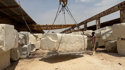 Historic Haditha stone factory reopens after 20-year closure, boosting local industry