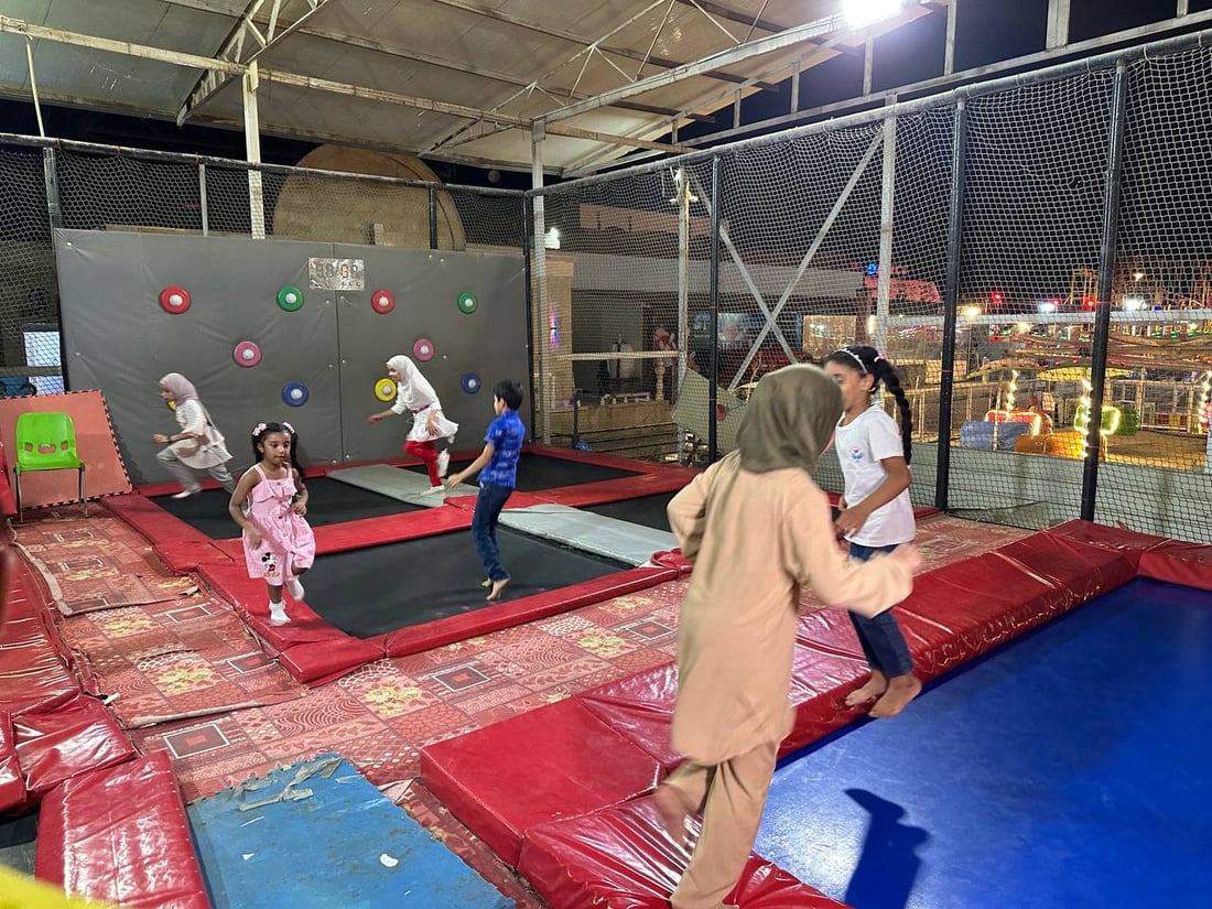 عيد البصرة.. عوائل كويتية تشارك العراقيين السمر حتى منتصف الليل في “هابي لاند” (صور)