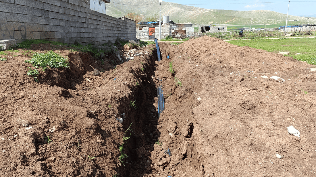 كۆمپانیایه‌ك پارەی وەرنەگرتووە و پڕۆژەیەکی ئاو تەواو دەکات