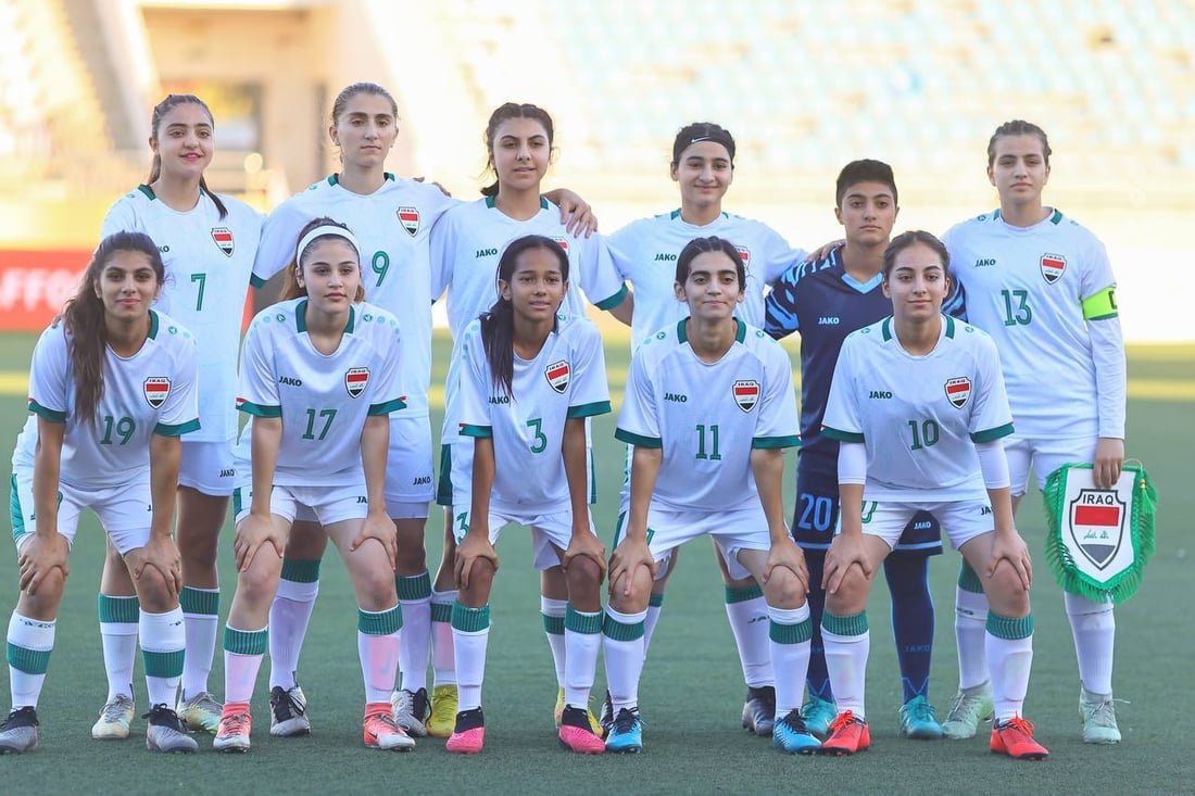 صور: أول خسارة لمنتخب ناشئات العراق في بطولة غرب آسيا