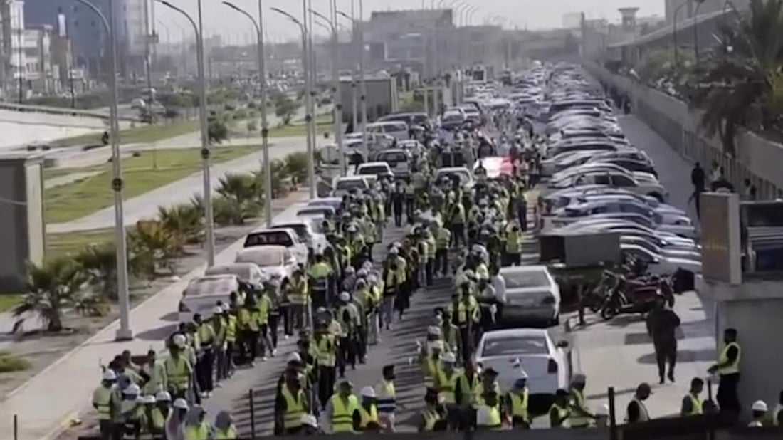 Basra graduates march for oil sector jobs on 11th day of protests
