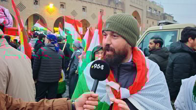 لە هیرانەوە بەپێ خۆی گەیاندە ناو خۆپیشاندانەکانی هەولێر