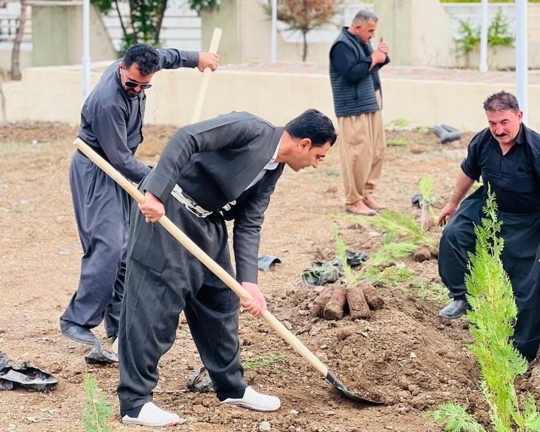 هەڵمەتێک بۆ چاندنی 1500 نەمام دەستیپێکرد
