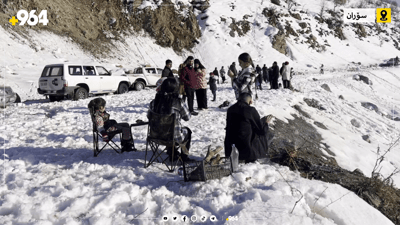 بەفر سەدان گەشتیاری لە چیای حه‌سه‌ن بەگ کۆکردووەتەوە