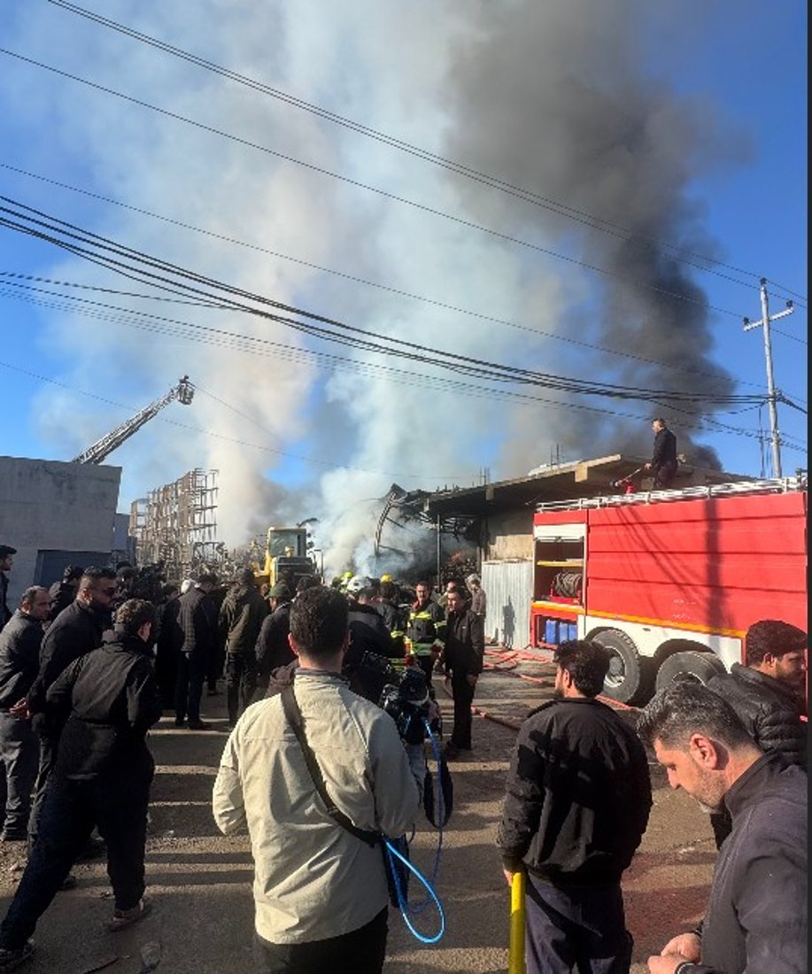 ئاگرەکەی کارگەی جپسی مارکۆ کۆنترۆڵکرا