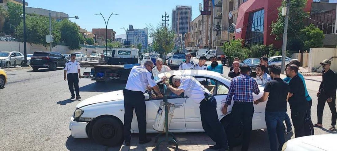 مۆڵەتى شۆفێرى نەبوو کەچى کەتنیشى نایەوە
