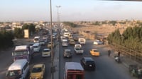 المرور: اختناقات مدخل بغداد الجنوبي لا تزيد عن ساعة يوم...