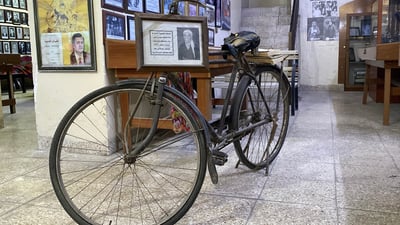 پایسکلێکی تەمەن زیاتر لە 60 ساڵان لە مۆزەخانەی پەروەردەی هەولێرە