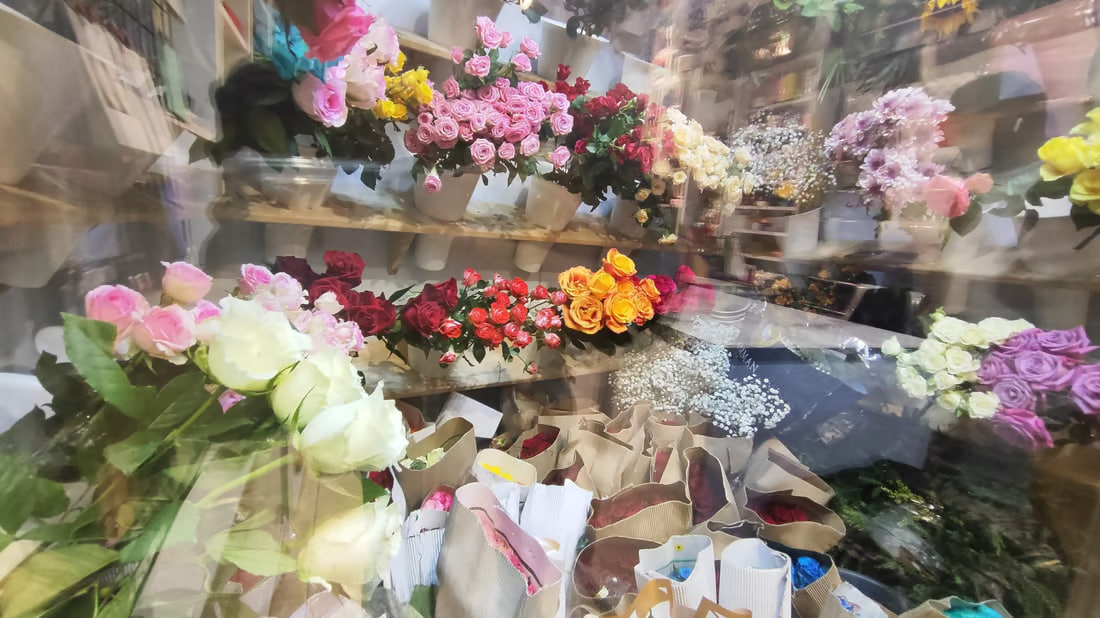 Natural Flowers Add Color to a City of Reverence