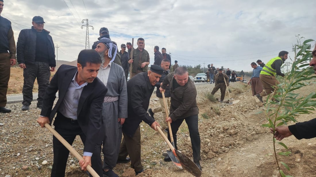 لە سنووری ناحیەی ئاغجەلەر 3000 نەمام دەچێندرێن