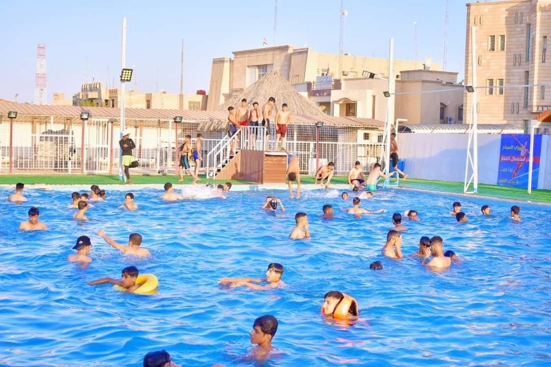 صور من المدينتين خلال صيف المثنى: السماوة في المسابح.. والرميثة في “القزويني”