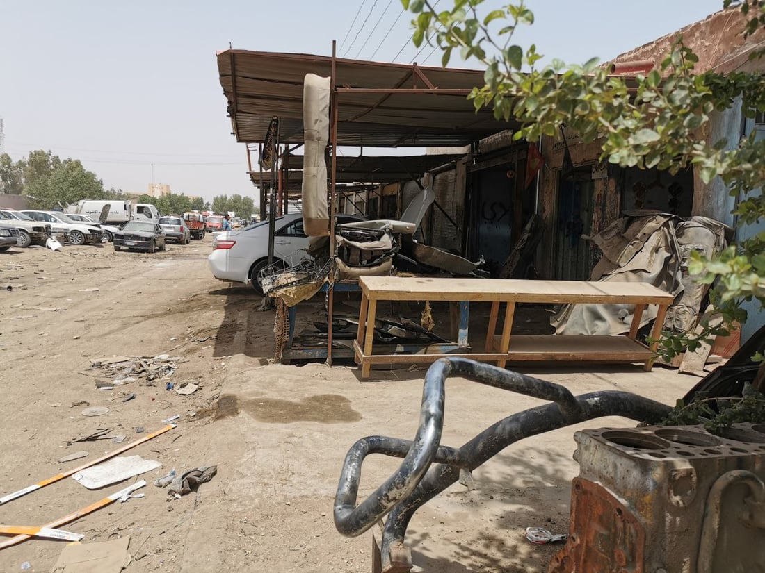 النجف: الحي الصناعي لم يعد يصلح للعمل.. أين تذهب ضرائب “الفيترية”؟ (صور)