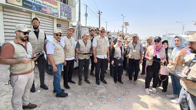 صور من بابل: انطلاق التعداد التجريبي في منطقتي الأساتذة والعتايج