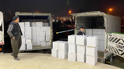 بنەماڵەیەکی سۆران 500 سەبەتەی خۆراک پێشکەشی رۆژئاوای کوردستان دەکەن