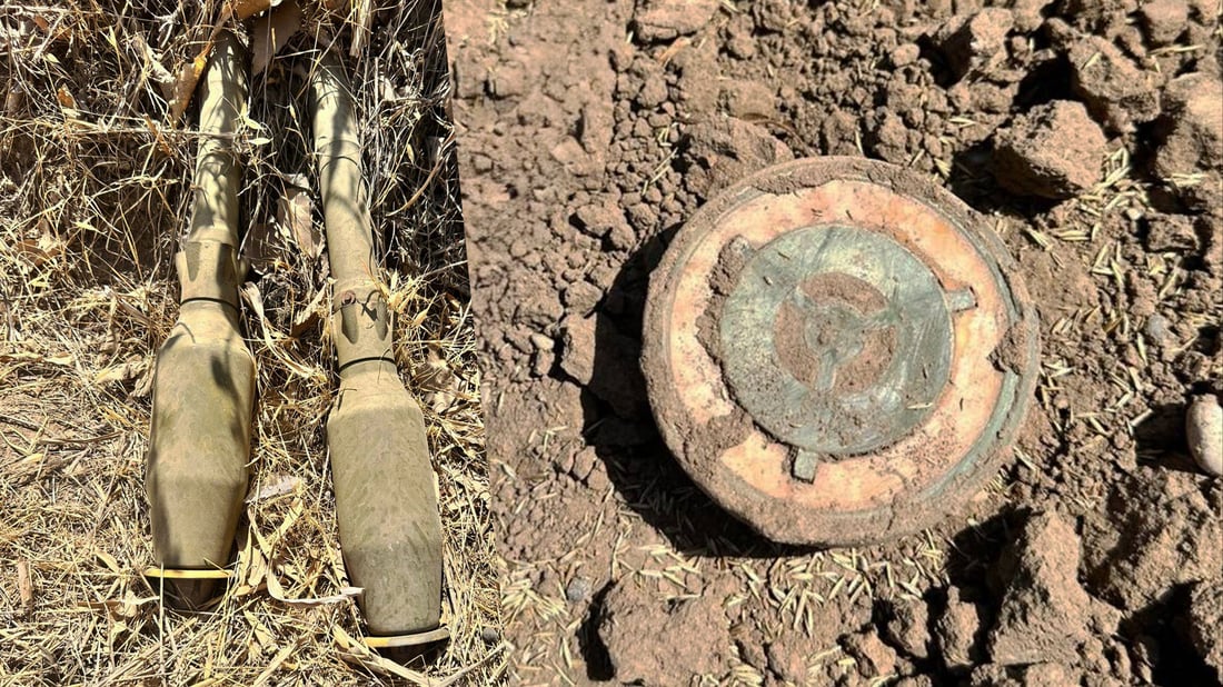 له‌ناو باخچەى هاوڵاتییه‌كى زاخۆ چه‌ند پاشماوه‌یه‌كی جه‌نگی دۆزرانه‌وه‌