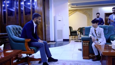 شبكة 964 فتحت أبواب المحافظ لحسوني الأنيق.. راتب وعودة للدراسة (فيديو)