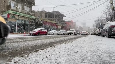 Heavy snowfall hits Kurdistan Region’s mountainous areas