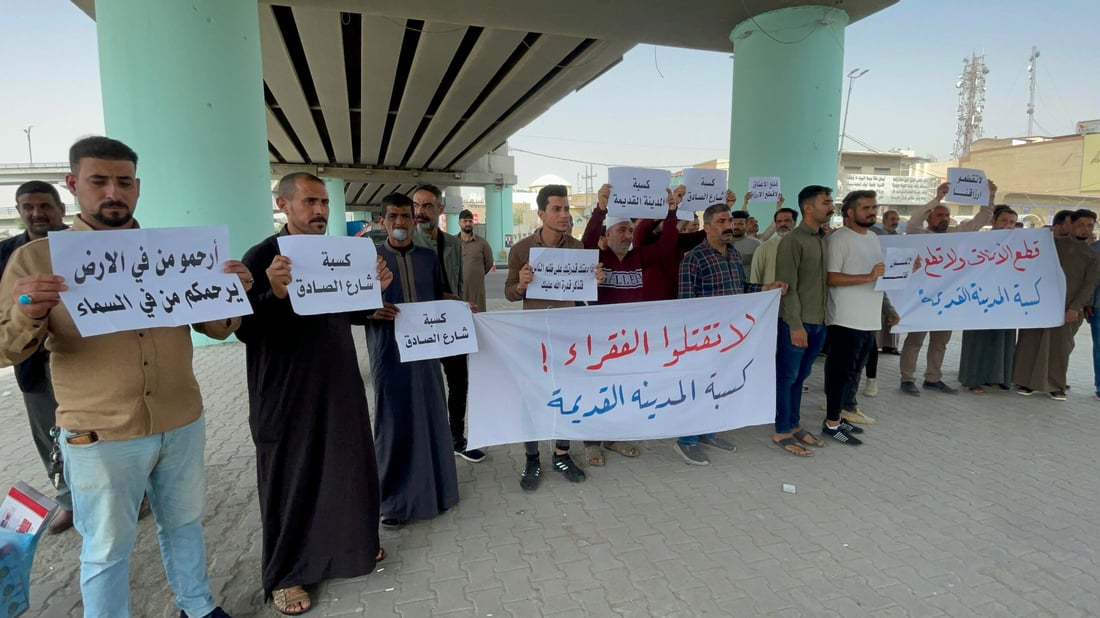 صور: شارع الصادق بحلة جديدة.. الباعة غاضبون وبلدية النجف تعد بمكان بديل