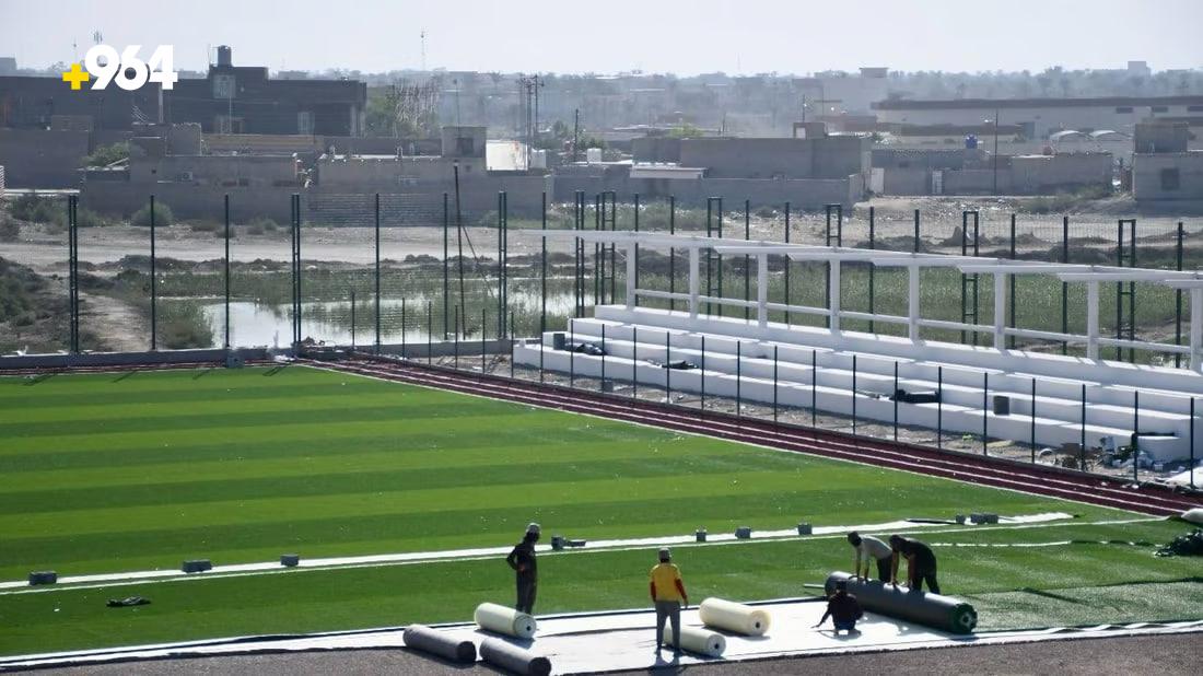 ExxonMobil-funded football stadium and sports project in Basra nearly completed