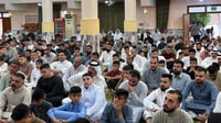 صور من حديثة: العشرات يؤدون صلاة العيد في جامع أحمد الر