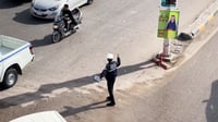 يوم شاق على المرور.. مشاهد من اختناق شارع الكوفة - النجف ...