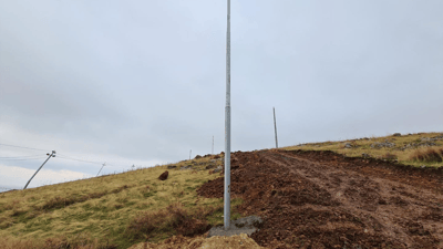 ئەو ستونانەی کە بە رۆچوونی زەوی خوار ببوون گۆڕدران