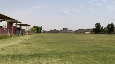 صور: نادي الضلوعية يعلق نشاطاته الرياضية بسبب جفاف أرضية الملعب