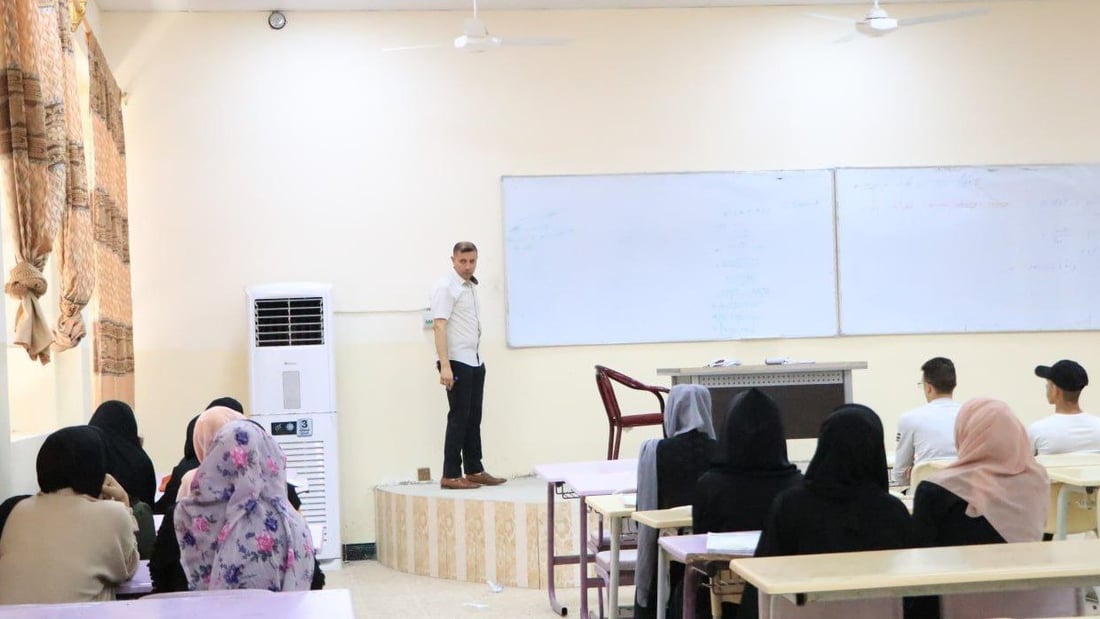 دروس مجانية من العتبة الحسينية.. إنكليزي ورياضيات للطلبة المتعففين في تلعفر