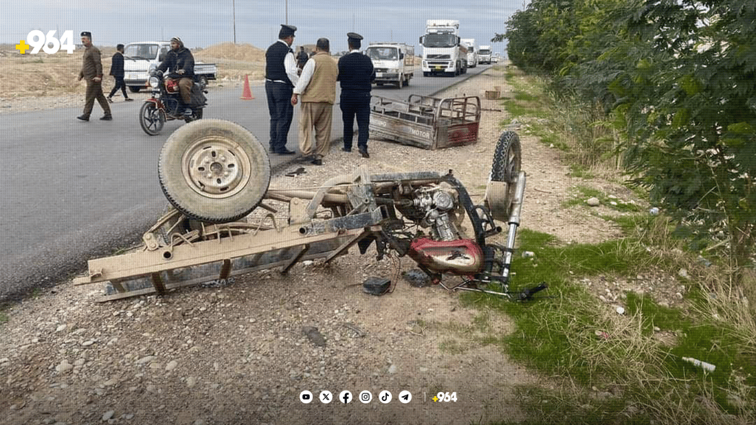 پێنج کەس بە سەختی لە رێگەی کەرکوک بریندار بوون