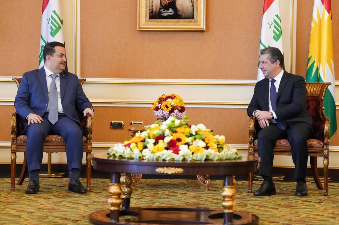 Iraqi prime minister visits Erbil for talks on ‘outstanding disputes’