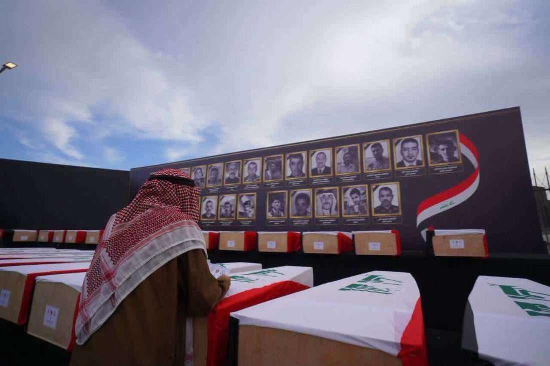 نينوى تشيع رفاة 47 من ضحايا داعش.. أعدمهم التنظيم عند دخوله الموصل