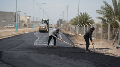 طريق السواح إلى بساتين بلد أجمل وأقصر بساعتين.. بدأ تبليط شارع “البو عنون” (صور)