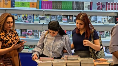 فرصة للاطلاع على 50 ألف كتاب بلا زحام.. حضور معرض السليمانية قليل لسببين!