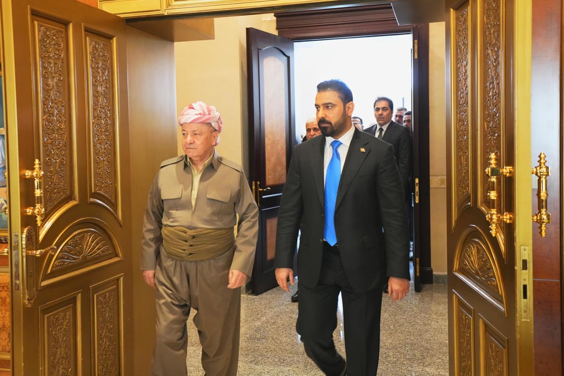 الزيدي يلتقي البارزاني في أربيل ومسار تشكيل الحكومة على الطاولة