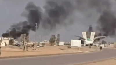 مسيرات ضربت سيطرة للحشد في القائم ثم الإسعاف التي تنقل الجرحى