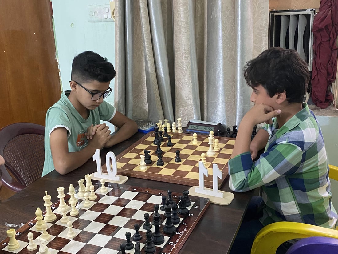 الناصرية تستعد لعبادان والكويت.. منافسات شطرنج بنظام “رابد” المحفز (صور)