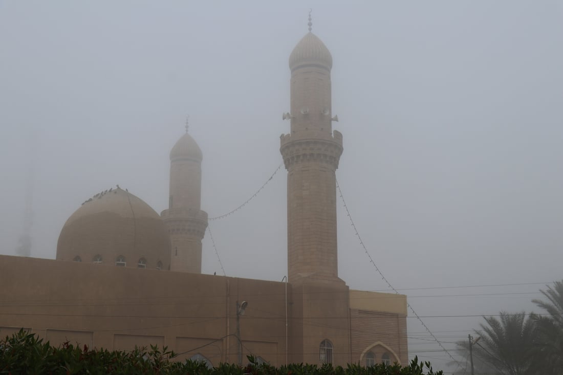 صور: ملامح الفلوجة تختفي خلف الضباب
