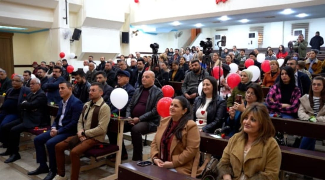 Cultural event in Nineveh celebrates Valentine’s Day with poetry and art