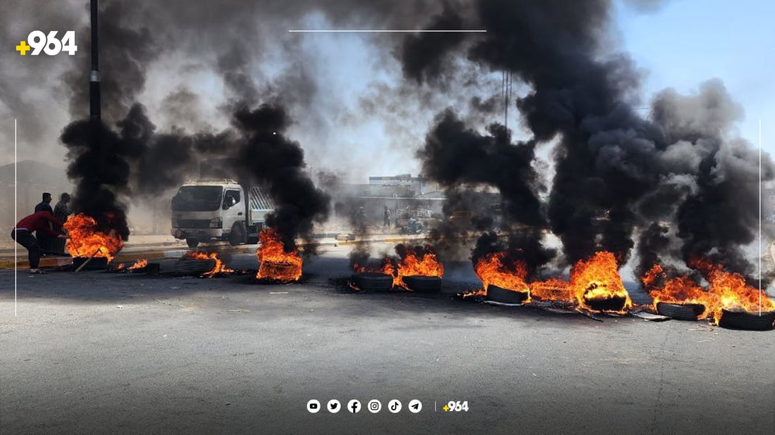 رێگای سەرەکی نێوان کەرکوک و هەولێر داخرا