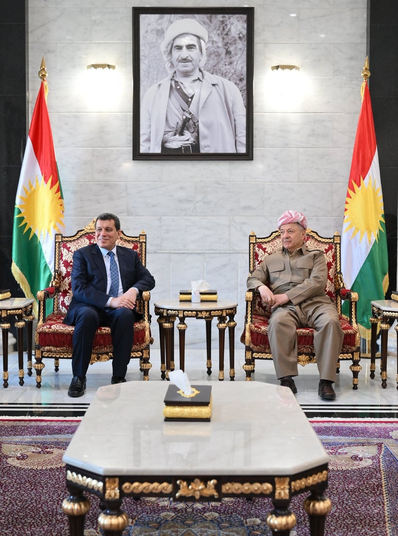 نێچیرڤان بارزانى و مەزڵوم عەبدى کۆبوونەوە