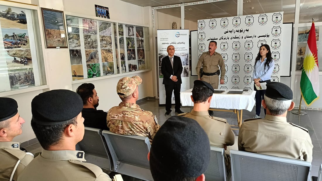 خەڵاتی پێشمەرگەی دارستان بە پۆلیسێکی دارستانی قەرەداغ بەخشرا