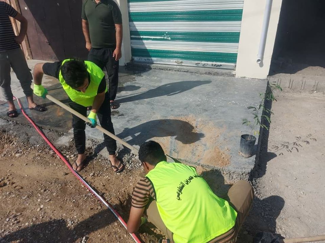 ديالى: “الجهنم وفرشة البطل” لتزيين الاسواق والمدارس في السعدية (صور)