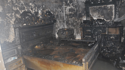 بغداد: شاب يحرق غرفة نومه بعد شجار طويل مع زوجته