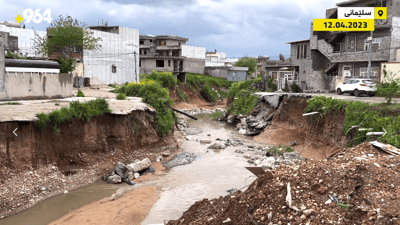 بەشێک لە ماڵەکانی گەڕەکی خەلیفاوای سلێمانی چۆڵیان کردووە