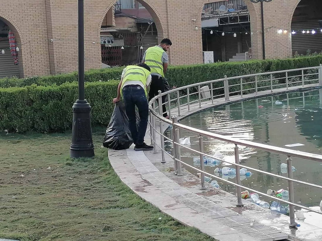 گه‌شتیاران باخچه‌و پاركه‌كانى هه‌ولێر پیس ده‌كه‌ن