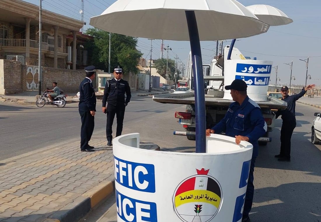 صور: مرور العمارة لن يتأثروا بالأمطار وسيشاهدون أفضل من تحت “الفايبر كلاس”