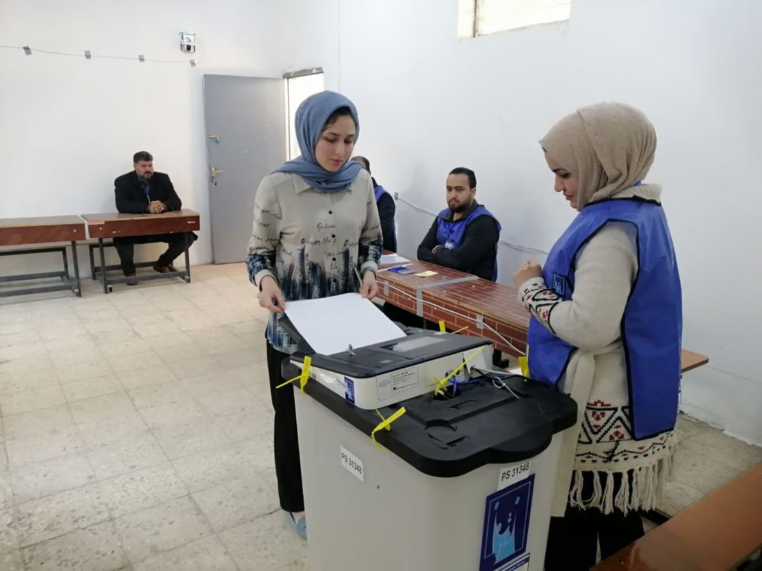 Voter turnout goes up in Babil district as political entities provide transportation