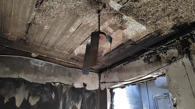 لە کەلار ماڵێک سووتاوە و هیچی تێدا دەرنەچووە